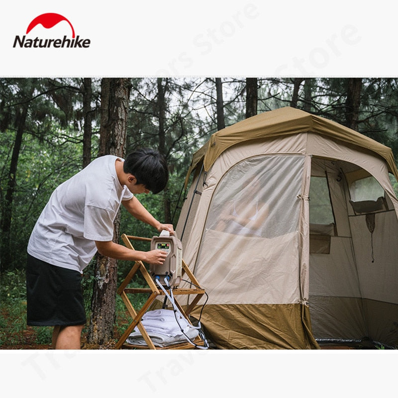 Naturehike Outdoor Gas beheizte elektrische Dusche Portable Camping Wildnis  3 Sekunden schnelle Wärme einstellbare Temperatur gemütliche Dusche