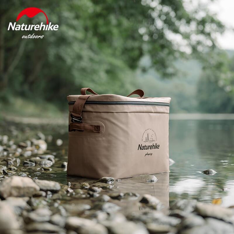 Naturehike Outdoor Picnic Ice Pack 12L 20L Big Capacity PVC Thermal Insulation Cooler 800g Portable Ultralight Travel Camping Food Drink Storage Bag