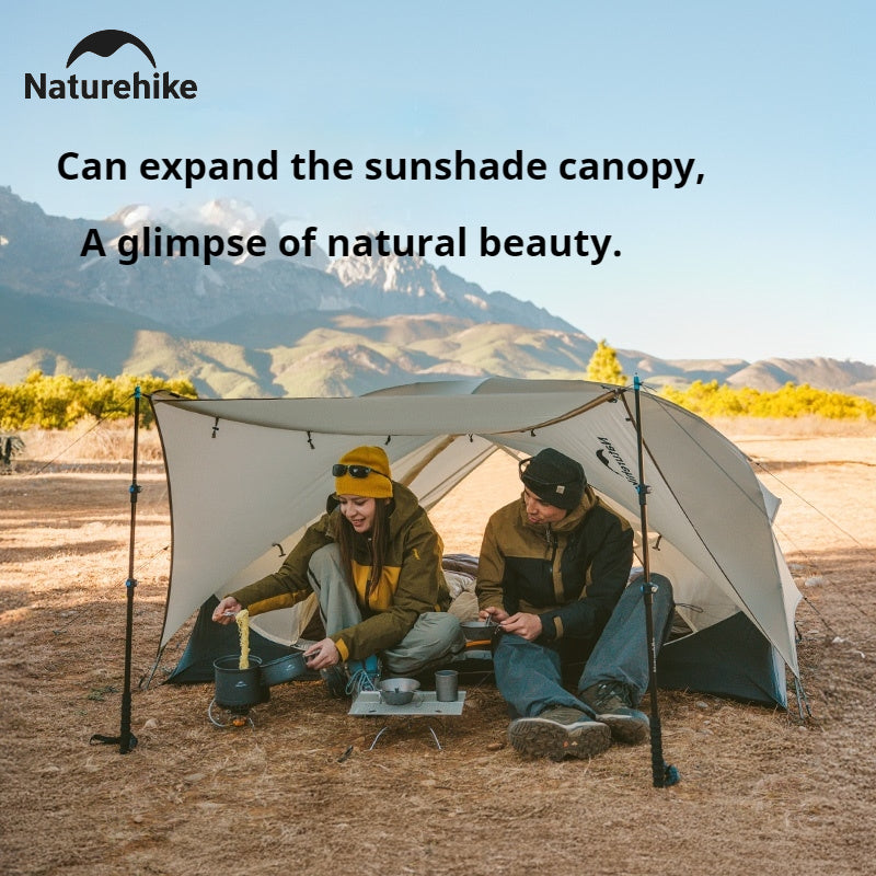 Naturehike MONGAR Series UL and PRO Tent Portable Ultralight 1-3 Persons 20D Nylon Rainproof Expandable Canopy Double Layer Camping Hiking Backpacking Tent