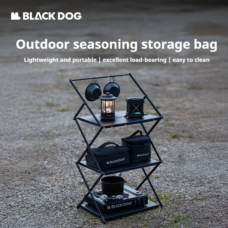 BLACKDOG Outdoor Multifuctional Storage Rack Portable Lightweight