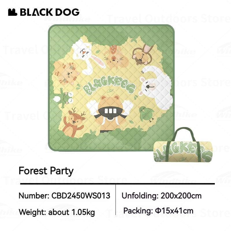 BLACKDOG Portable Ultrasonic Aluminum Picnic Mat Soft And Skin-Friendly Water-proof Moisture-Proof And Stain-Proof Mattress Sleeping Pad Blanket