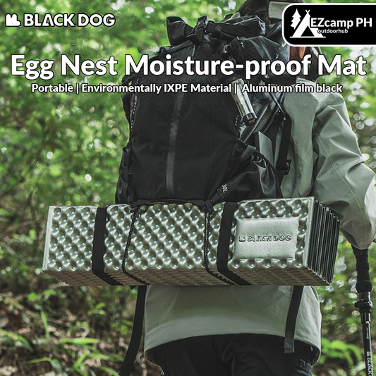 BLACKDOG Egg Nest Moisture-proof Mat Outdoor Camping Foldable Durable Sleeping Pad Groove Mat Material With Advanced Humidity Control Features