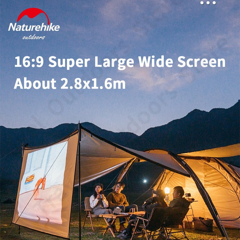 [Pre-Order] Naturehike CLOUD VESSEL 3 Rods Tunnel Type Camping Glamping Tent for 4 to 5 Person with Skirt Waterproof Windproof 12 sqm Large Space with Projector Screen Outdoor Portable Shelter Nature Hike