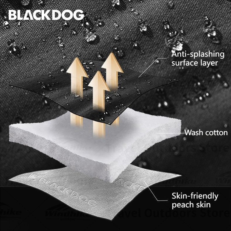 BLACKDOG by Naturehike Convertible Black Single and Double Envelope Sleeping Bag Thick Portable Camping Tent Bed Cover Mat Pad Quilt Multi-Function