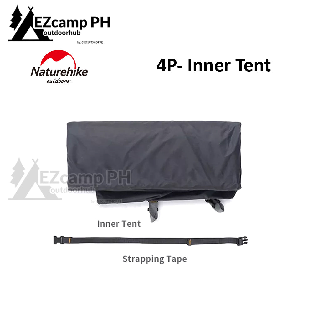 ( PARTS ) Naturehike P-SERIES 2 3 4 Person Tent Replacement Parts Inner Outer Fly Sheet Aluminum Pole Bag Peg Rope Set Professional P Series Nature Hike Ultralight Hiking Backpacking Flysheet