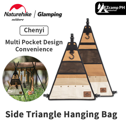 Naturehike Side Triangle Storage Canvas Bag for Triangular Hanging Rack Shelf Small Large Multi Pocket Outdoor Camping Equipment Tableware Utensil Hang Shelves Add-on Accessories Organizer Nature Hike ChenYi