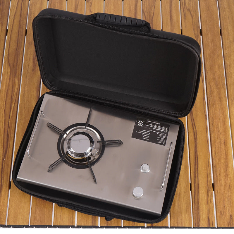 Black IGT Butane Folding Stove Portable Lightweight Integrated Grill Table Camping 1 Unit IGT Module 4kW High Power Cassette Screw Type Threaded Canister