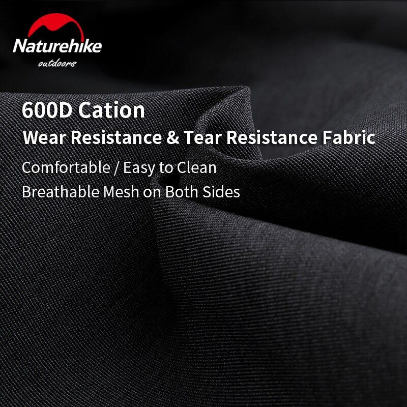 ( MINOR FLAW ) Naturehike YL05 Outdoor Ultralight Folding Chair 1.1kg Aluminum Alloy Support up to 150kg Max Load Beach Moon Chair Camping Hiking