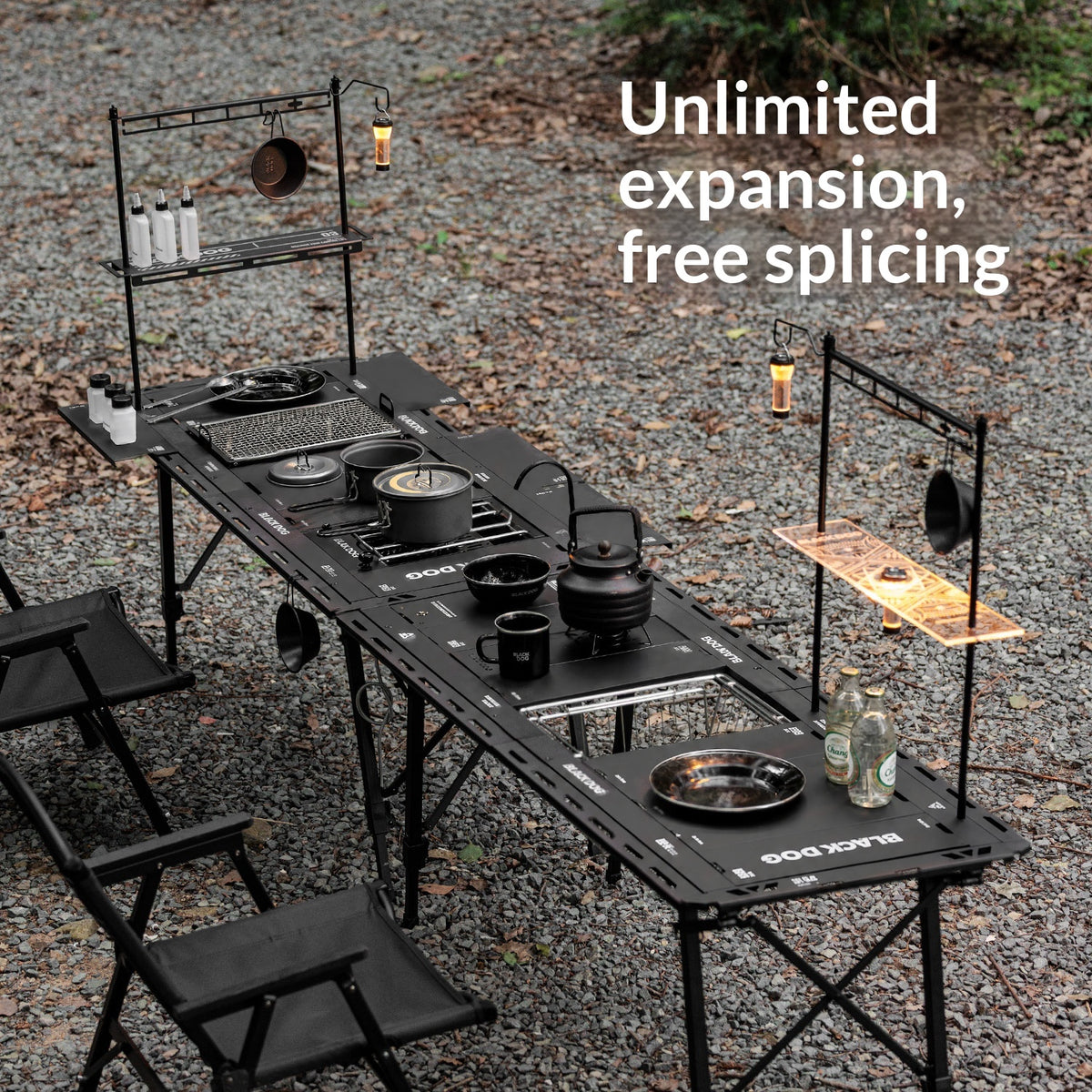 Blackdog MOVES Gen 2 IGT Modular Table Outdoor Camping Black Tactical Aluminum Portable Folding