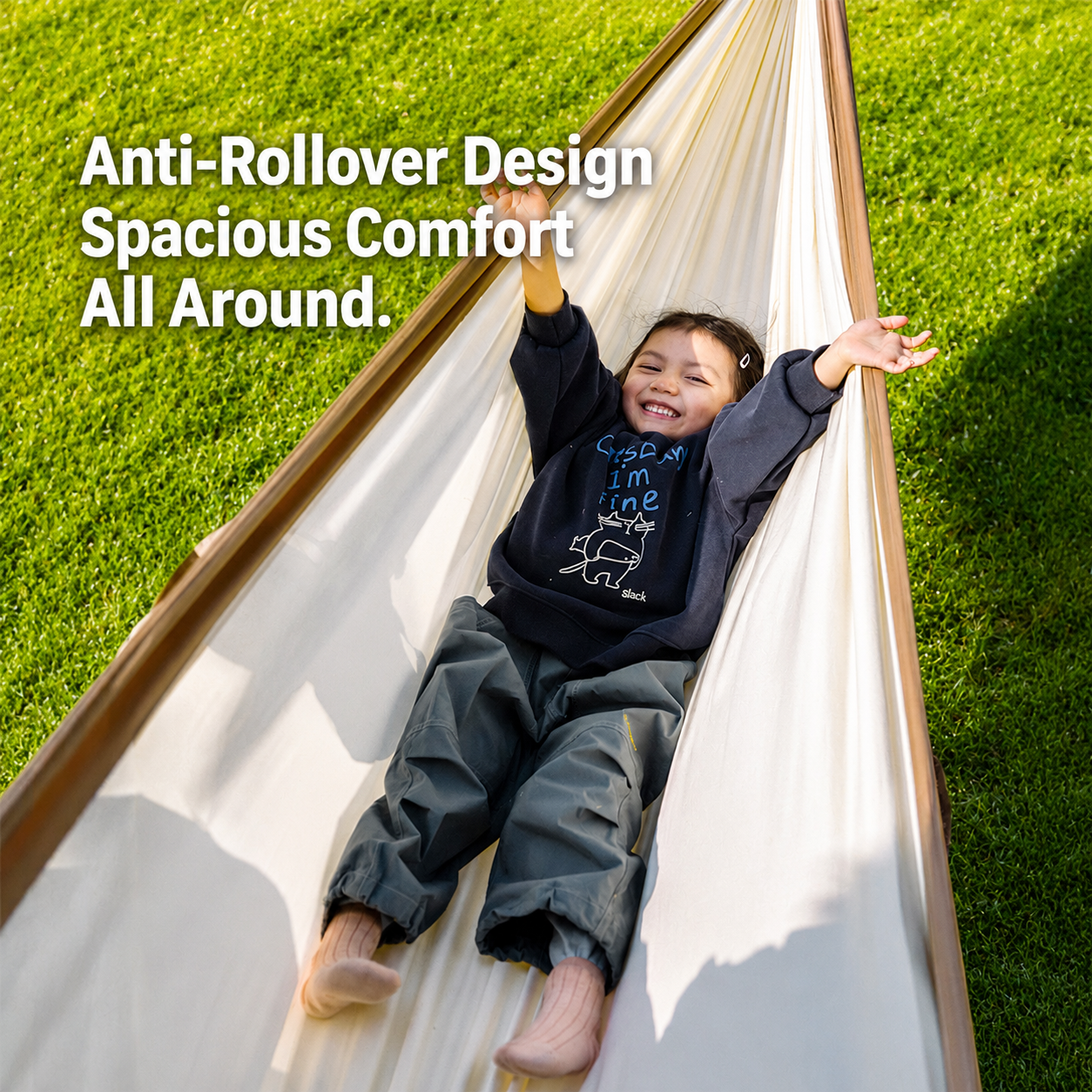 Naturehike Lightweight Swing Hammock Anti-Rollover Comfortable Skin-Friendly Load Bearing Up To 200kg Suspension Bed Outdoor Camping Travel Gear