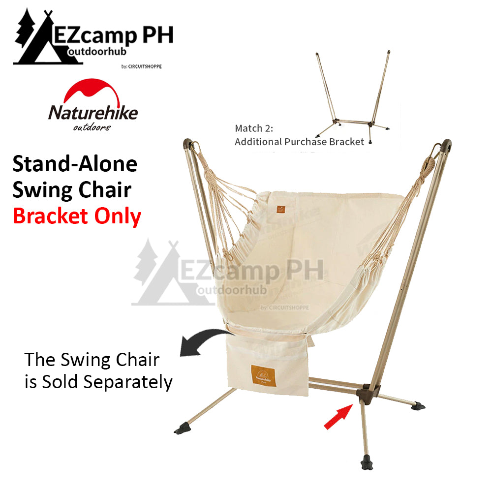 Naturehike 120x145cm Canvas Cotton Hanging Hammock Camping Swing Chair Outdoor Portable 150Kg Load Bearing Beach Travel Hanging Bed Nature Hike