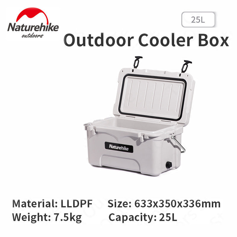 Naturehike Outdoor Rotomolded Premium Cooler ICE Chest Storage Box 50L | 25L Rotomolding Camping Chiller Cold up to 80H Camp Picnic Food Grade LLDPE Nature Hike