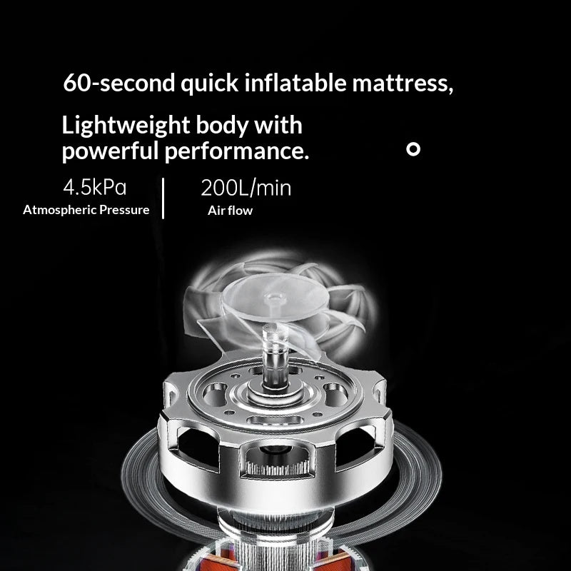 Naturehike WIND AIR Outdoor Inflator Multi-Functional Mini Air Pump 4.5KPA LED Lighting Lamp Lantern For Inflatable Camping Equipment & Accessories