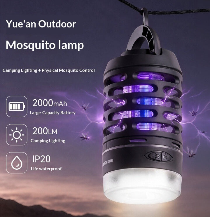 Blackdog NIGHTGUARD 2 in 1 Mosquito Killer Lamp Insect Zapper LED Camping Lantern Outdoor Light