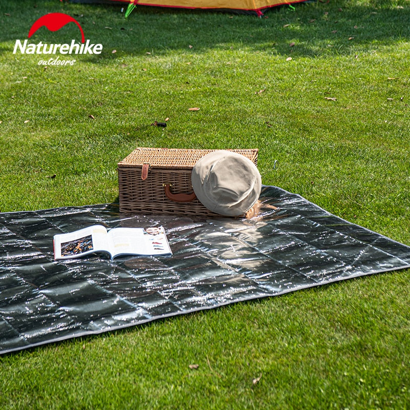 Naturehike Aluminum Foil Floor Mat Moisture Proof Groundsheet 5 Sizes for P-Series ANGO 3 4 VILLAGE 6 13 Mat Waterproof Outdoor Camping Multifunctional Tent Ground Sheet Cover Footprint