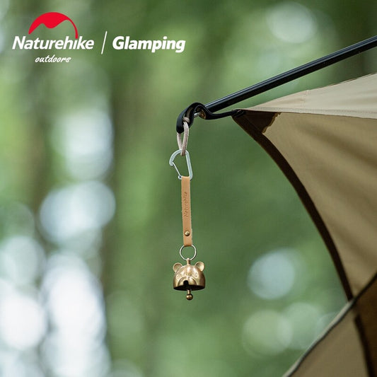 Naturehike Outdoor Camping Wind Chime Relaxing Atmosphere Bell Ambient Sound Hanging Bear Design Camp Decoration Nature Hike