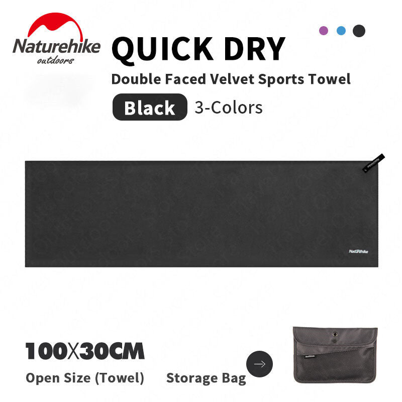 Naturehike Quick Drying Towel Outdoor Sports Super Absorbent Camping Swimming Bath Gym Travel Microfiber Antibacterial Face Hand Premium Towel Nature Hike Fast Dry Portable Ultralight Weight