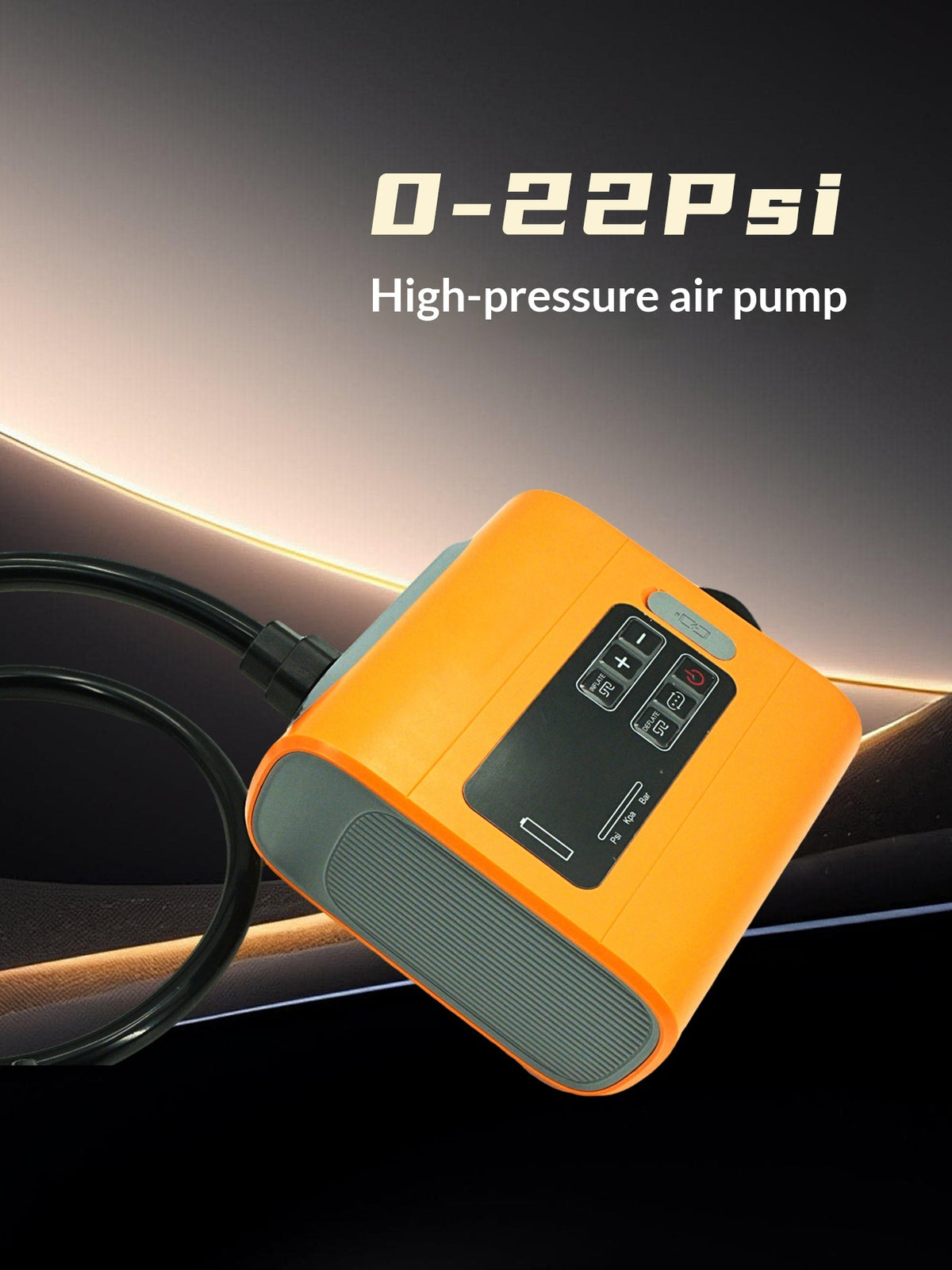 Coody GR-133P Lite Air Inflatable Tent Pump Wireless Electric Automatic USB C Charging 22PSI Max