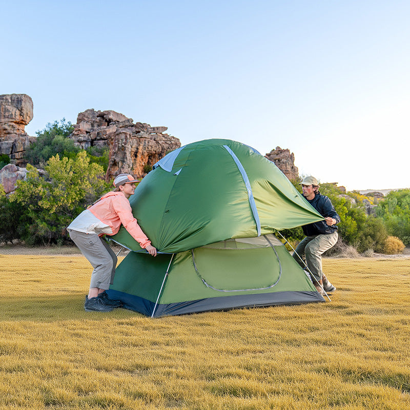 Naturehike BLEIK Series Tent 2-3 Persons Ultralight Double Awning Tent Breathable P-Series Gen 2 Crossbar Structure Design Outdoor Camping Hiking