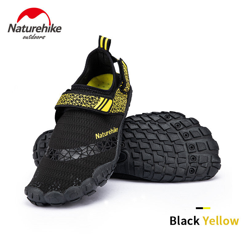 Naturehike AQUA Wading Rubber Shoes Portable Outdoor Men Women Water Shoes Quick Dry Beach Sneakers Seaside Surfing Diving Sneaker Socks Slipper