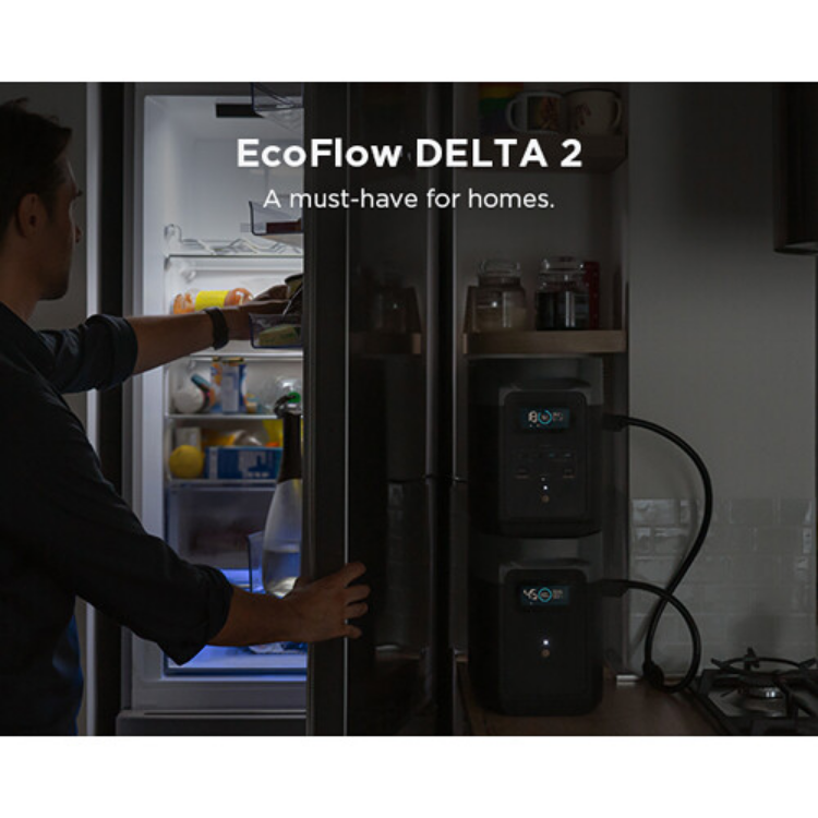 EcoFlow DELTA 2 Power Station Portable Multifunction Large Capacity Fast Charging Power Source For Camping Outdoor Home Battery Backup Travel Eco Flow