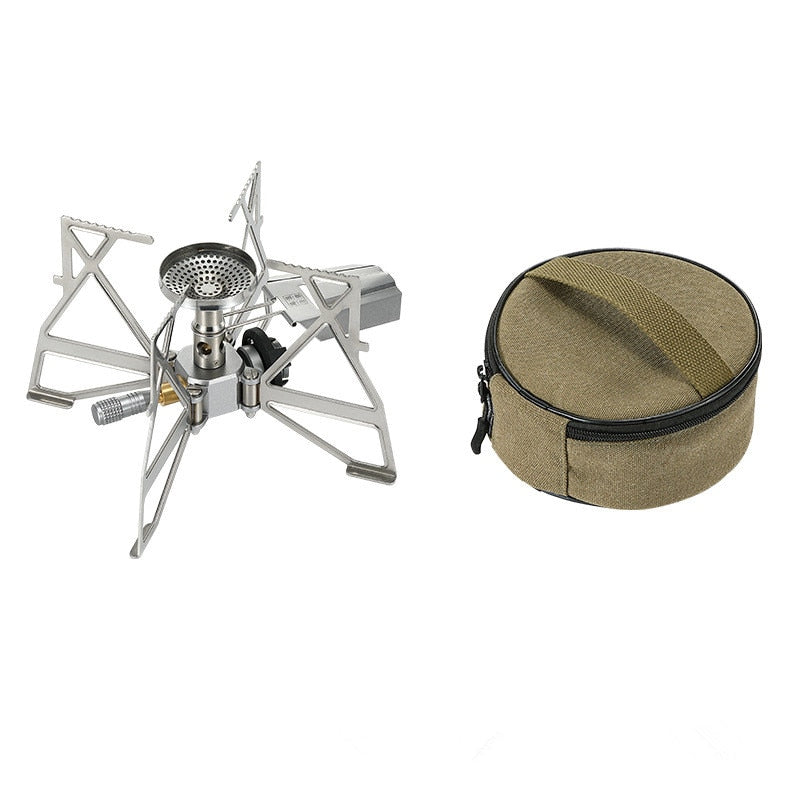 Campingmoon  Mini Folding Butterfly Stove Camping Hiking