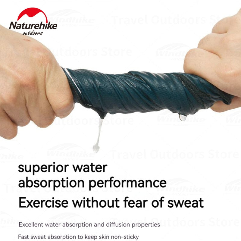 Naturehike Fitness Sport Sweat Towel Portable Ultralight Fast Dry Absorbent Quick Drying Gym Outdoor Camping Bath Hand Face Anti-Bacterial