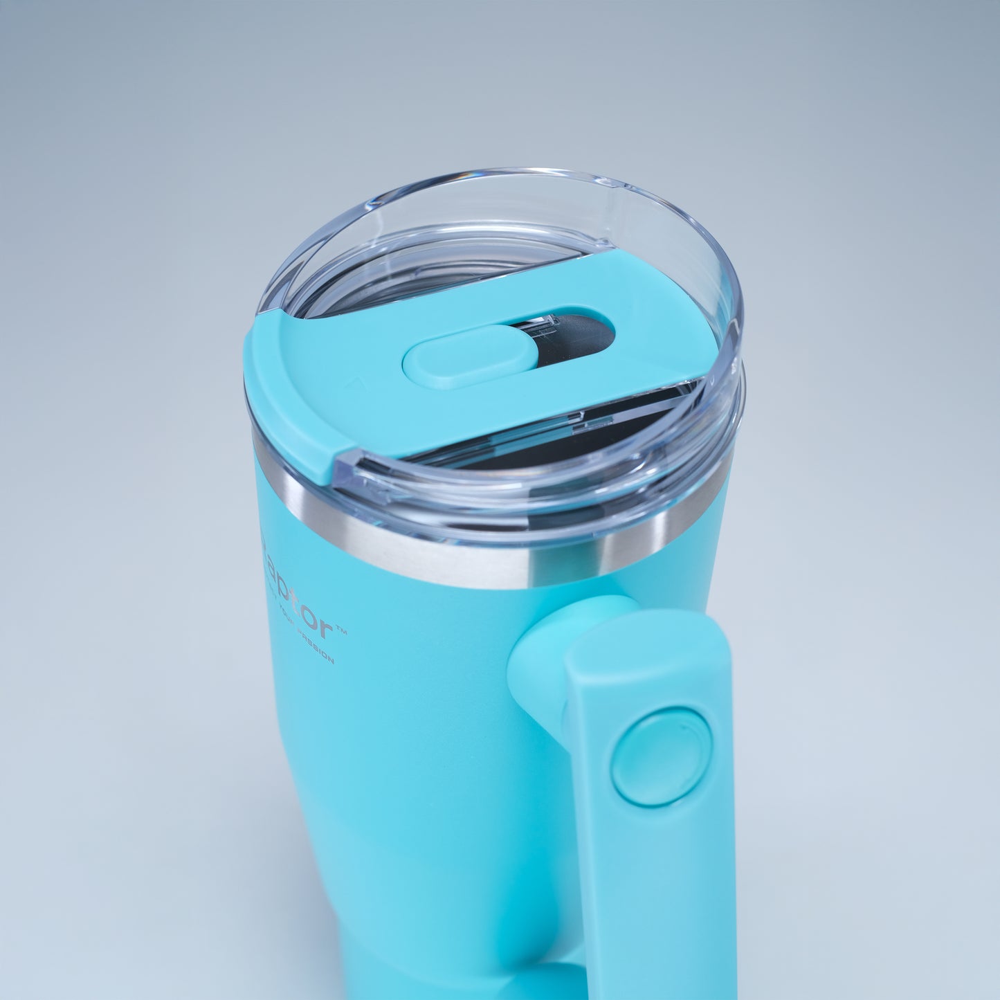 Raptor TWIST 40oz Tumbler Unique Rotating Handle Double-Wall Vacuum Insulation Cup Holder-Friendly Design Rust-Resistant Durability Drinkware