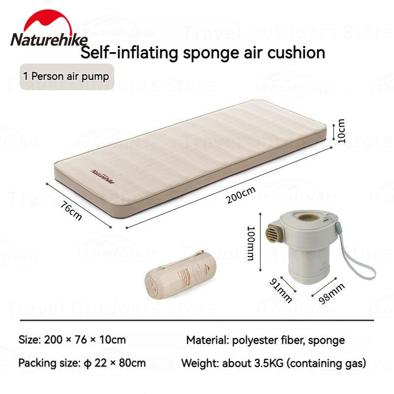 Self inflating outlet mattress 10cm thick