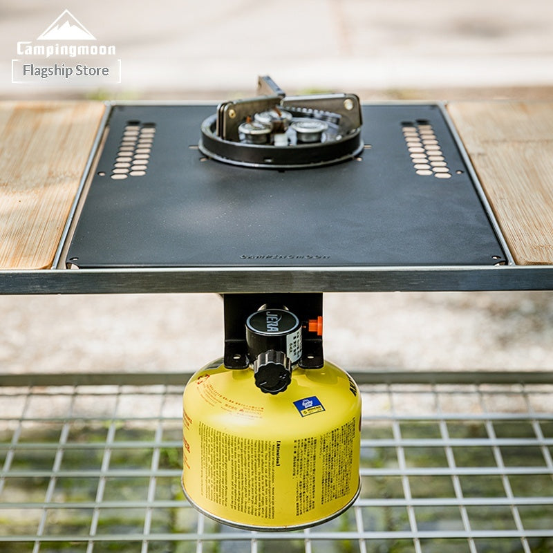 Campingmoon Korean-Style IGT Stove Unit Portable Board Multi-Purpose Middle Board Tabletop Picnic Tea Table Outdoor Camping Cookware Kitchenware