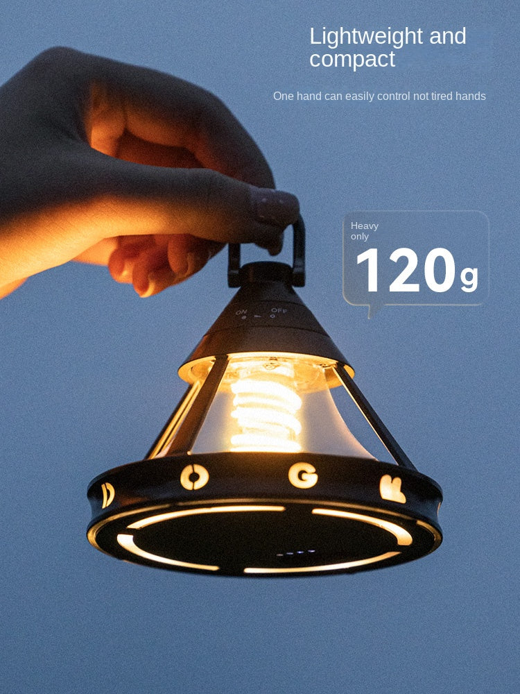 Blackdog STARLIGHT Ambience Camping Lamp Outdoor Atmosphere Ambient Hanging Lantern Dual Light Source Waterproof LED USB Charging Long Battery Life