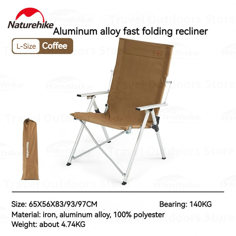 LAKIKAzdy Chairs Folding Outdoor Aluminum Alloy Portable Folding