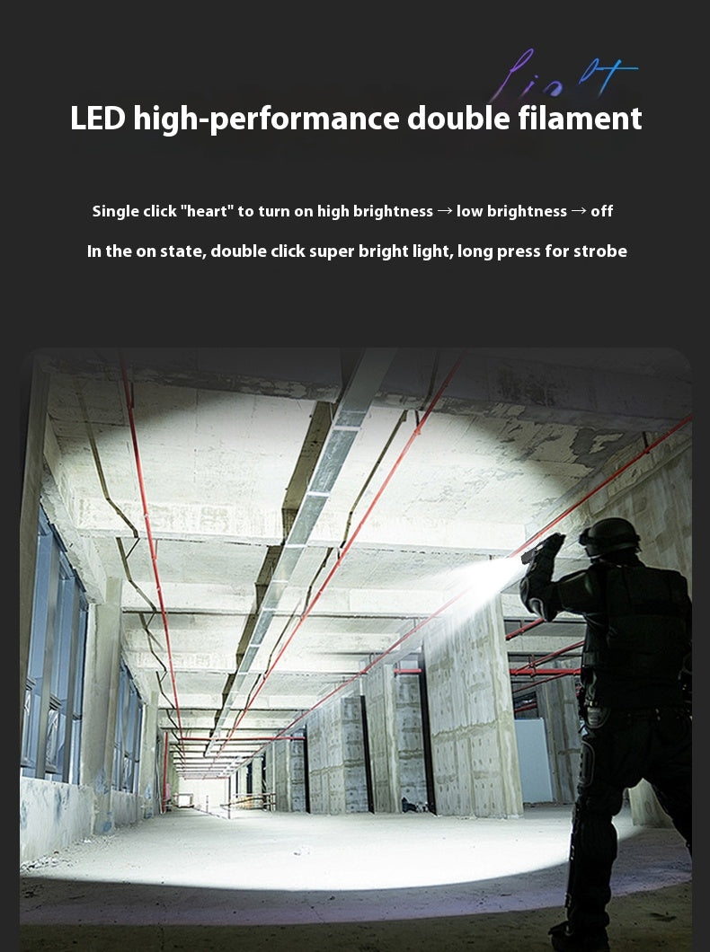 Blackdog NIGHT BLADE R1 Pocket Flashlight Portable Multipurpose Tactical Dual LED Core Bright Flashlight IPX4 Waterproof 15H Battery Life 810LM