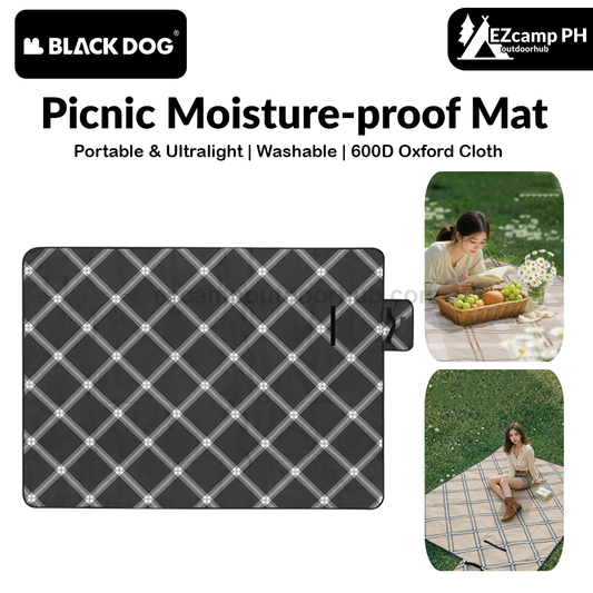 Blackdog Picnic Moisture-proof Mat Portable Ultralight Easy to Carry Design Outdoor Camping Lawn Mat Skin-Friendly Waterproof Dirt Proof Washable Floor Matting