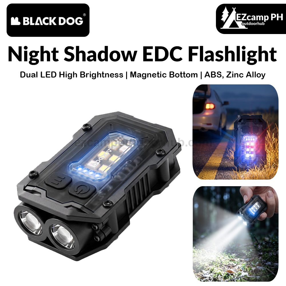 BLACKDOG Night Shadow EDC Flashlight Multifunctional Dual Lamp Tactical Infrared High-Intensity Flashlight Rechargeable Light Magnetic Bottom Outdoor