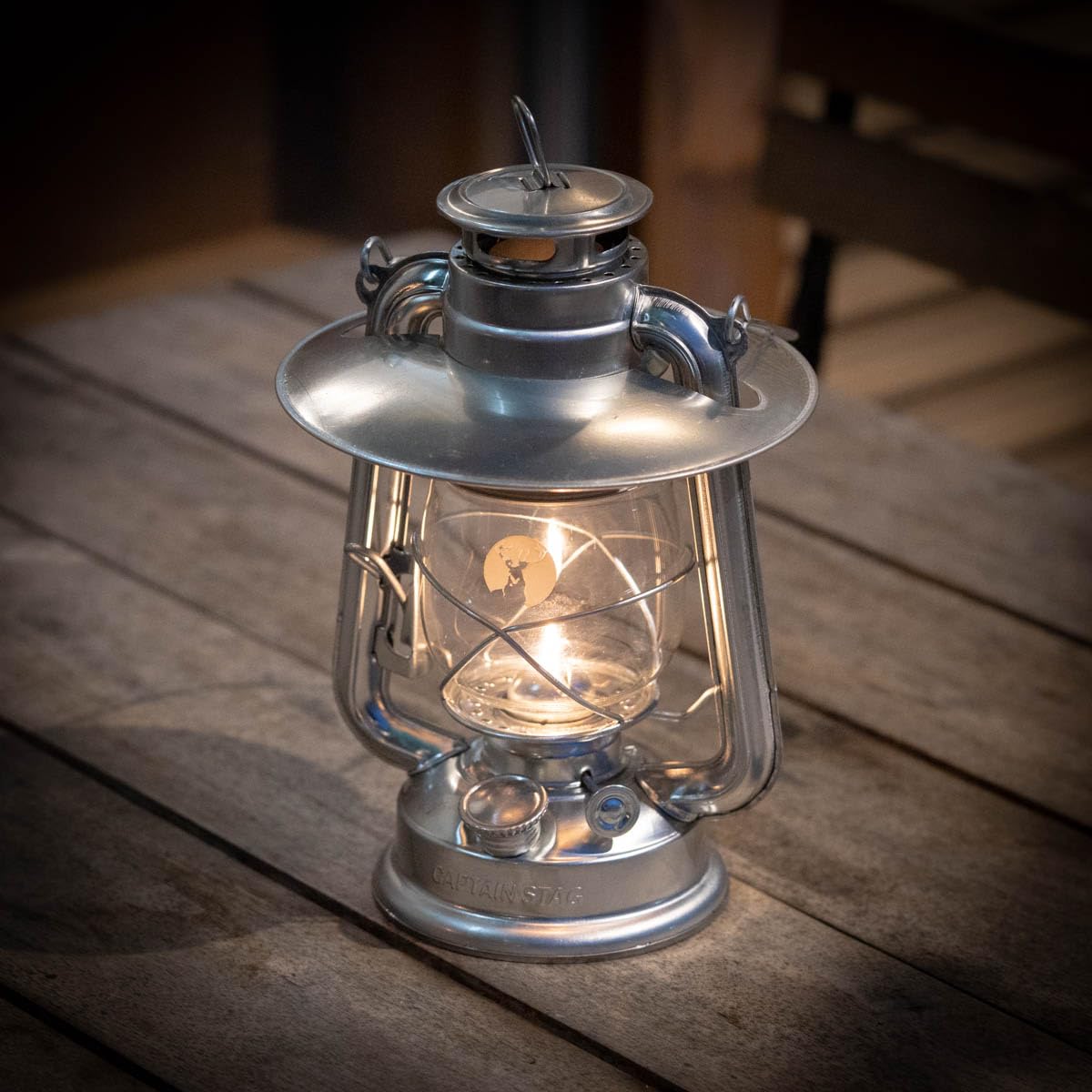 CAPTAIN STAG Oil Lantern Portable Lightweight Retro Aesthetic 3 Sizes Lighting Gas Vintage Atmosphere Ambient Lamp Light UK-0505 UK-0506 UK-0507 UK-0508