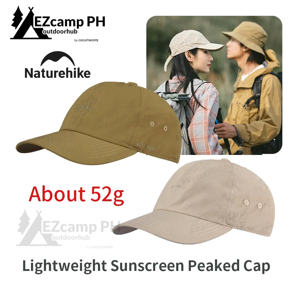 Naturehike Outdoor Camping Peaked Cap Ultralight Sunscreen UPF50+ Waterproof Hiking Fishing UV Sun Protection Breathable Men Women Baseball Bull Hat