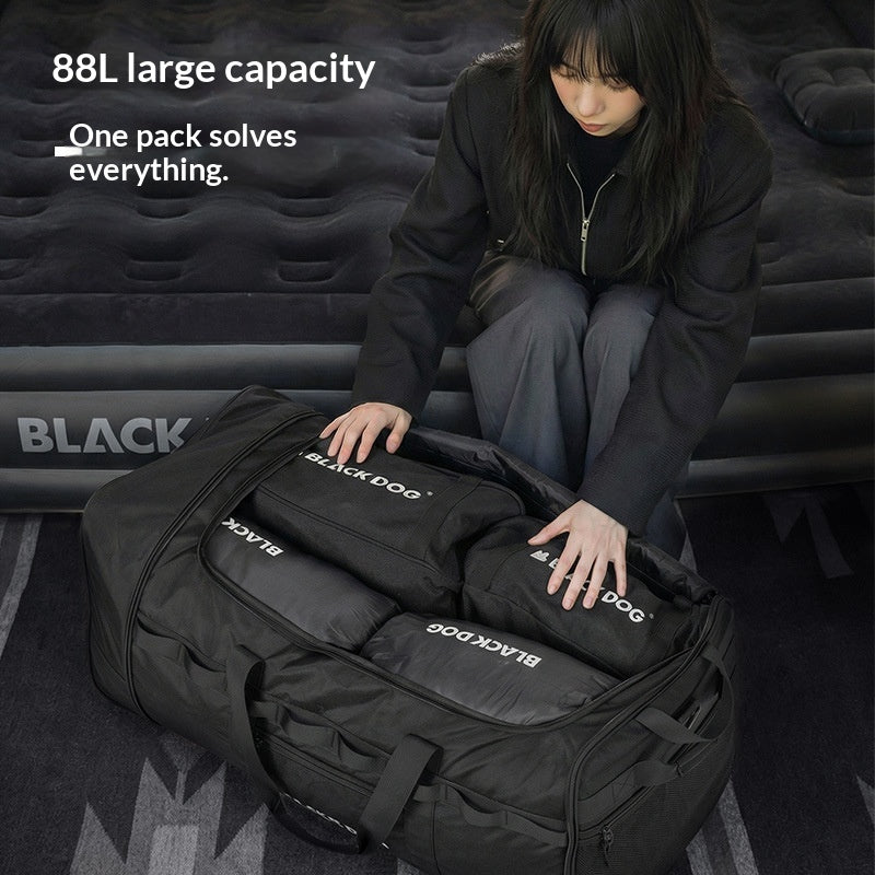 Blackdog Rolling Duffel Storage Bag Portable Folding 88L/123L