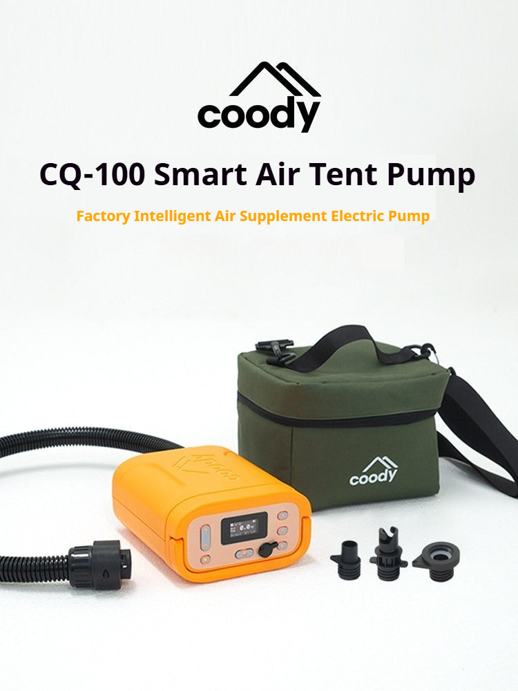 air tent pump electric Coody CQ-100 Smart Air Tent Pump Portable Ultralight High Pressure – EZcamp Outdoorhub