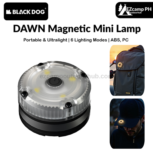 Blackdog DAWN Magnetic Mini Lamp LED Lantern Light 6 Lighting Modes Super Strong Magnet Outdoor Camping Hiking Up To 400h Battery Life USB Charging