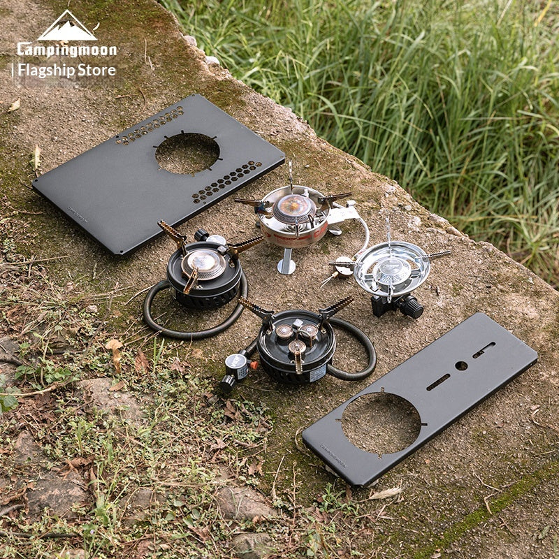Campingmoon Korean-Style IGT Stove Unit Portable Board Multi-Purpose Middle Board Tabletop Picnic Tea Table Outdoor Camping Cookware Kitchenware