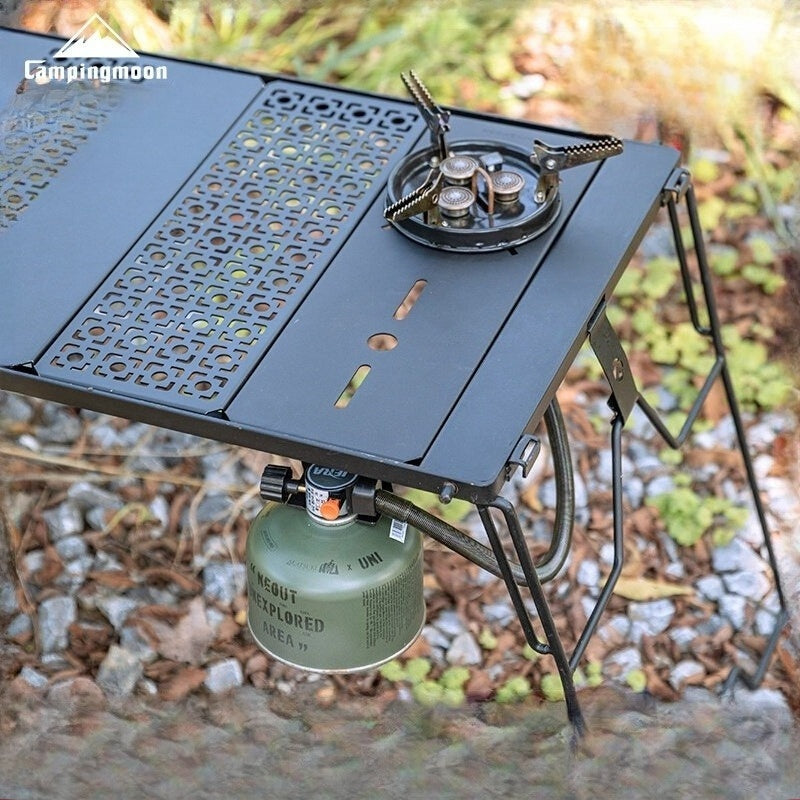 Campingmoon Korean-Style IGT Stove Unit Portable Board Multi-Purpose Middle Board Tabletop Picnic Tea Table Outdoor Camping Cookware Kitchenware