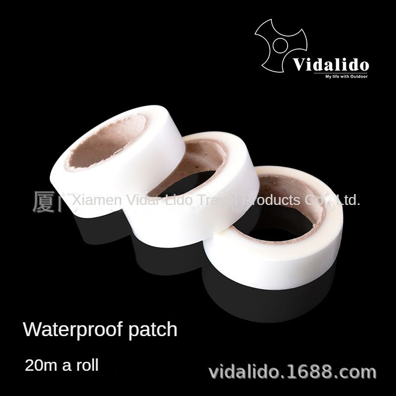 Vidalido 20m Waterproof Patch Portable Tent Seam Tape Waterproof Sealant Outdoor Camping Emergency Tool