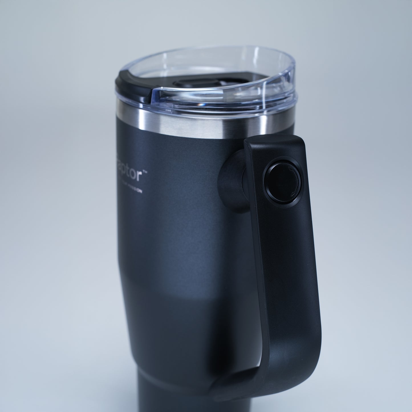 Raptor TWIST 40oz Tumbler Unique Rotating Handle Double-Wall Vacuum Insulation Cup Holder-Friendly Design Rust-Resistant Durability Drinkware