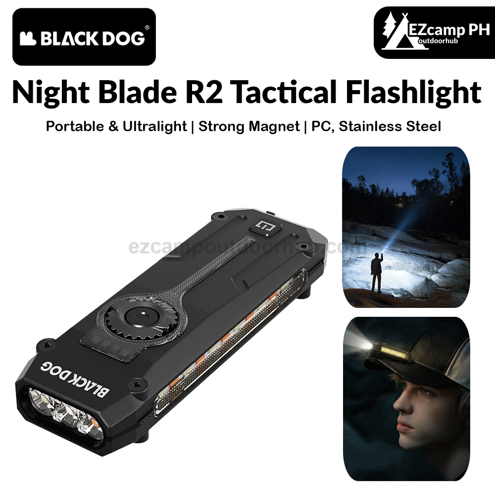BLACKDOG Night Blade R2 Tactical Flashlight Portable Magnetic 1800LM Rechargeable LED Torch EDC Waterproof Pocket Light Outdoor Camping Emergency