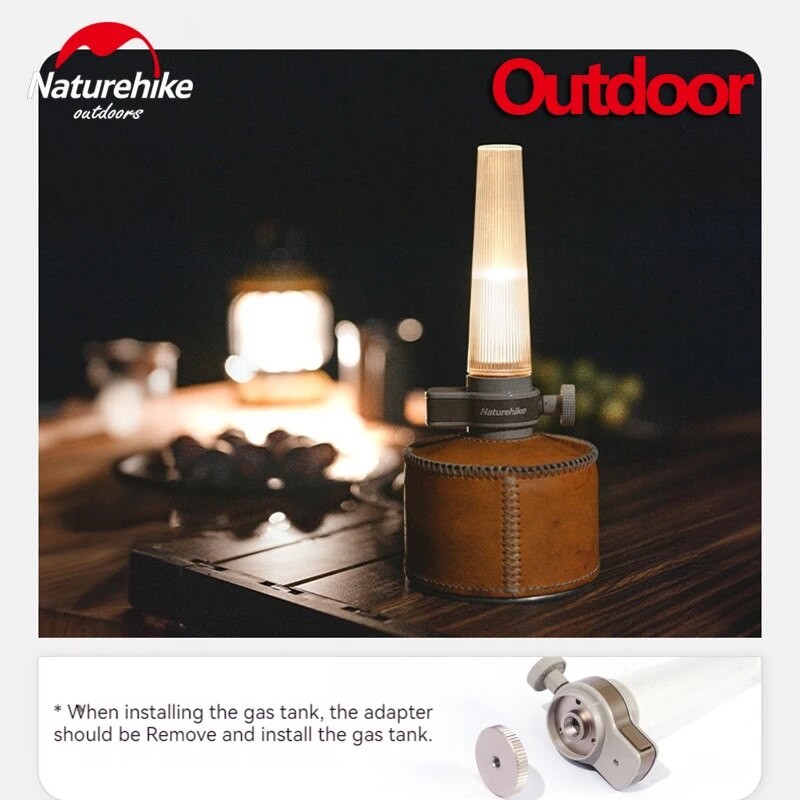 Naturehike NIGHT SHADOW Candlelight LED Outdoor Atmosphere Lighting Lamp Aesthetic USB Charging 1-110 Lm Ambient Light IPX4 Waterproof Candle Lantern