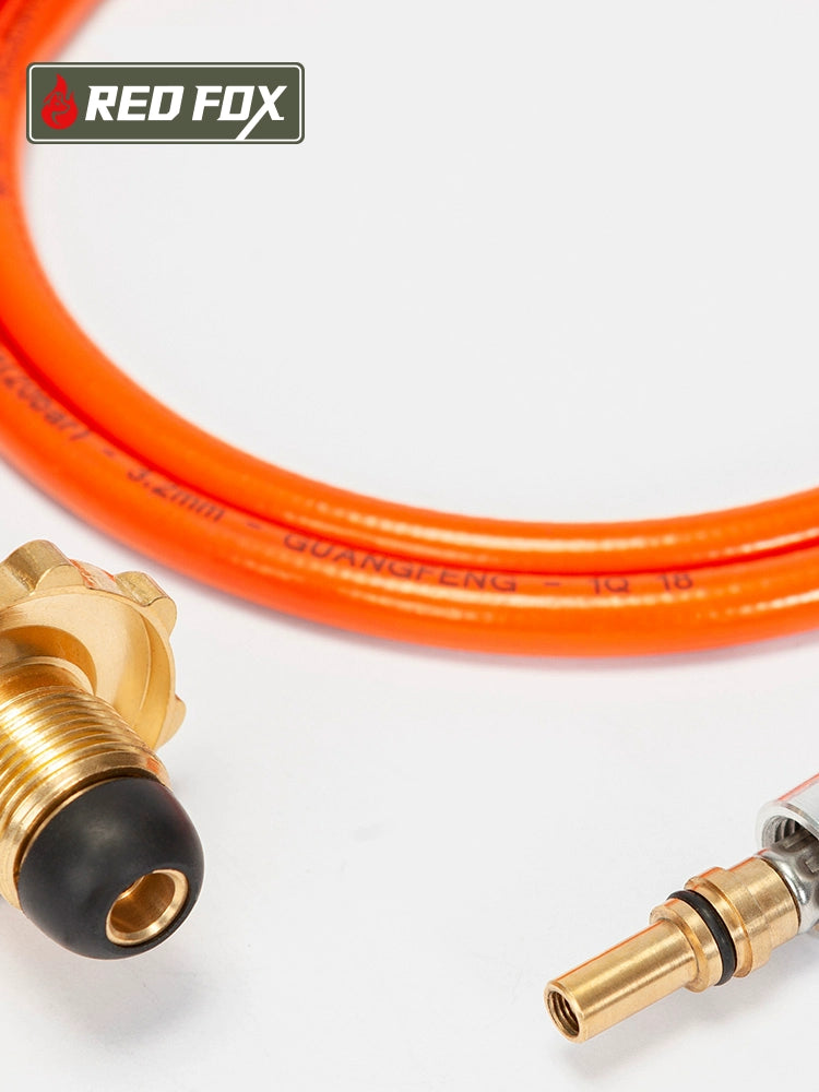Redfox Double Stove to LPG Fuel Adaptor Portable 150cm Hose Pipe Gas Connector Adapter For Camping Dual Stove to Gasul Converter