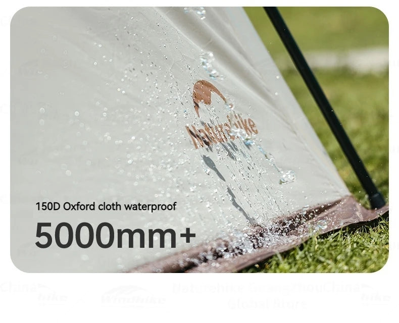 Naturehike CLOUD WORLD Series Hexagon Dome Modular Automatic Tent Canopy UPF12500+ Sunshade Windproof Waterproof PU5000+ Quick Open Tent Tarp Chimney