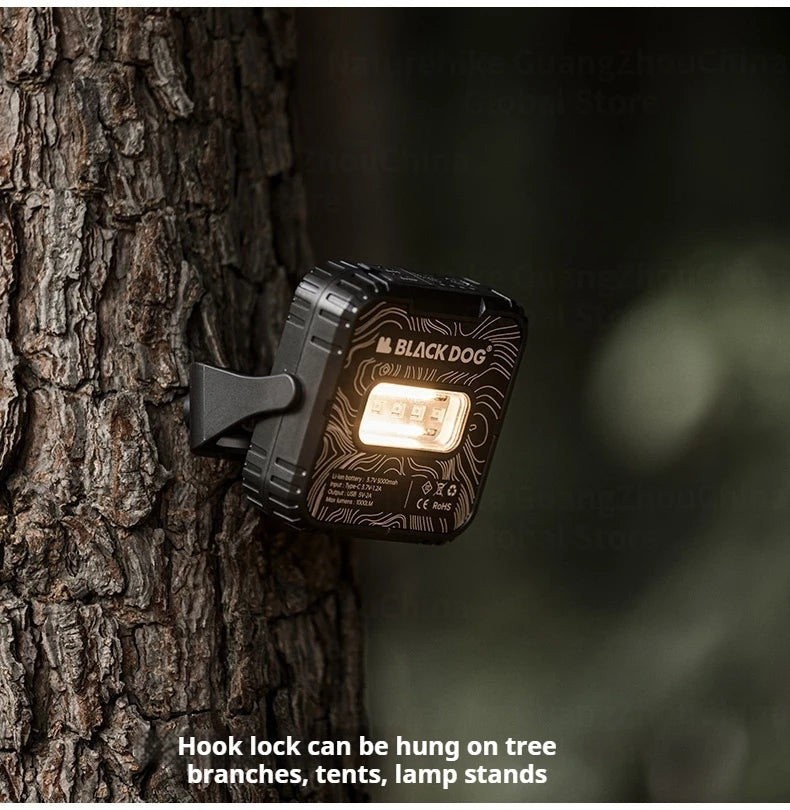 Blackdog All Terrain Double-Sided Camping Light Waterproof IPX5 Rechargeable Emergency Lamp 1000lm 5000mAh Long Battery Light Outdoor Lighting