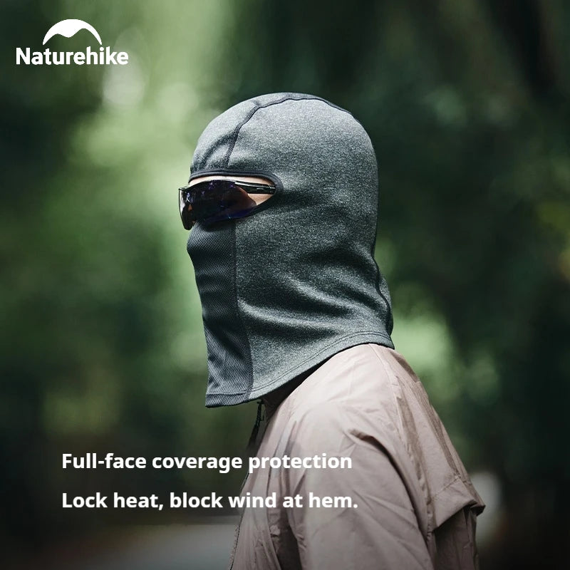 Naturehike Outdoor Cycling Face Mask Compact Riding Cap Fit Adapts Full Face Mask Balaclava Hat Scarf Hood -5-10°C Warm Breathable Windproof Hiking